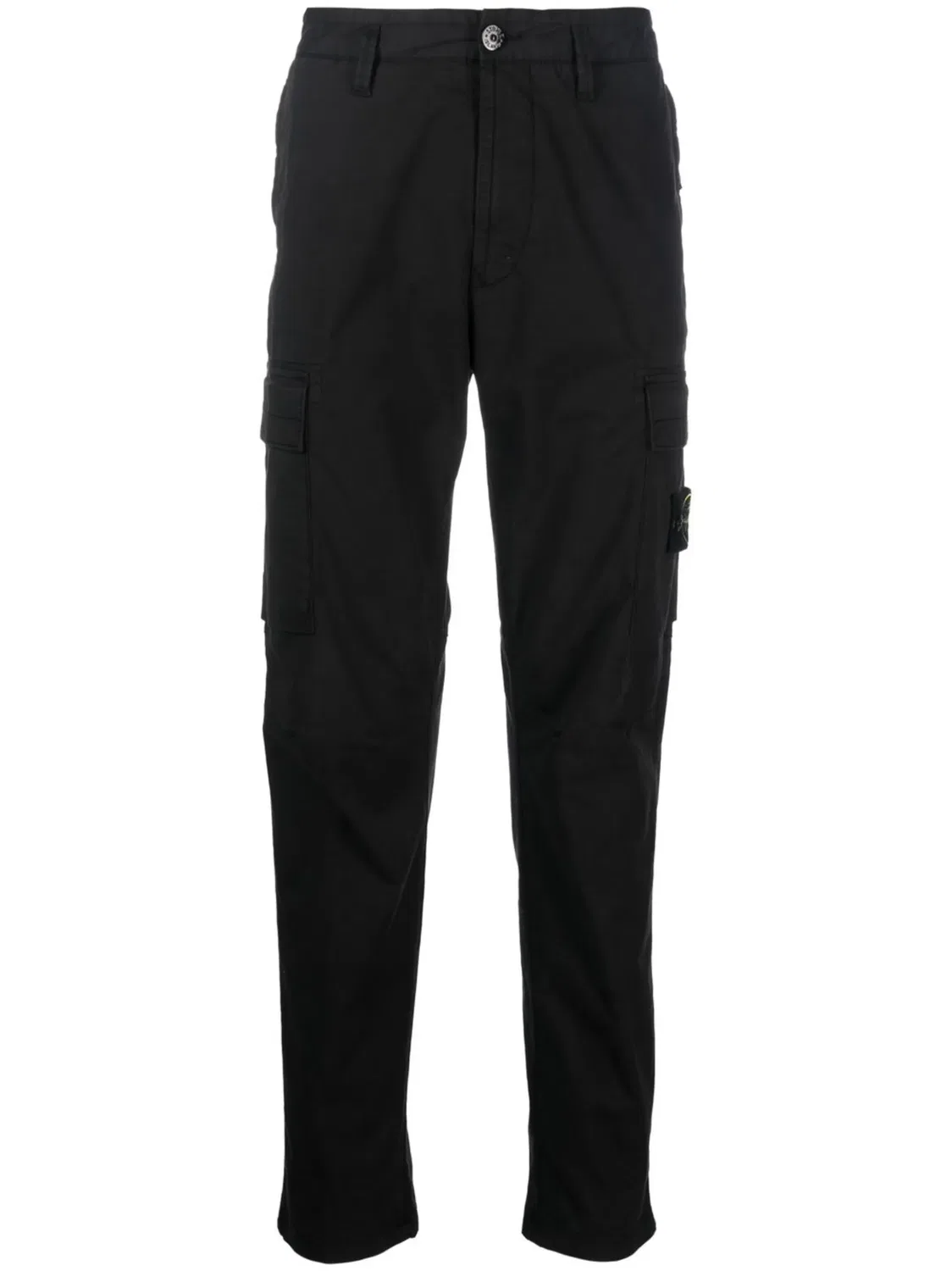 Stone Island Брюки суженные Compass, черные