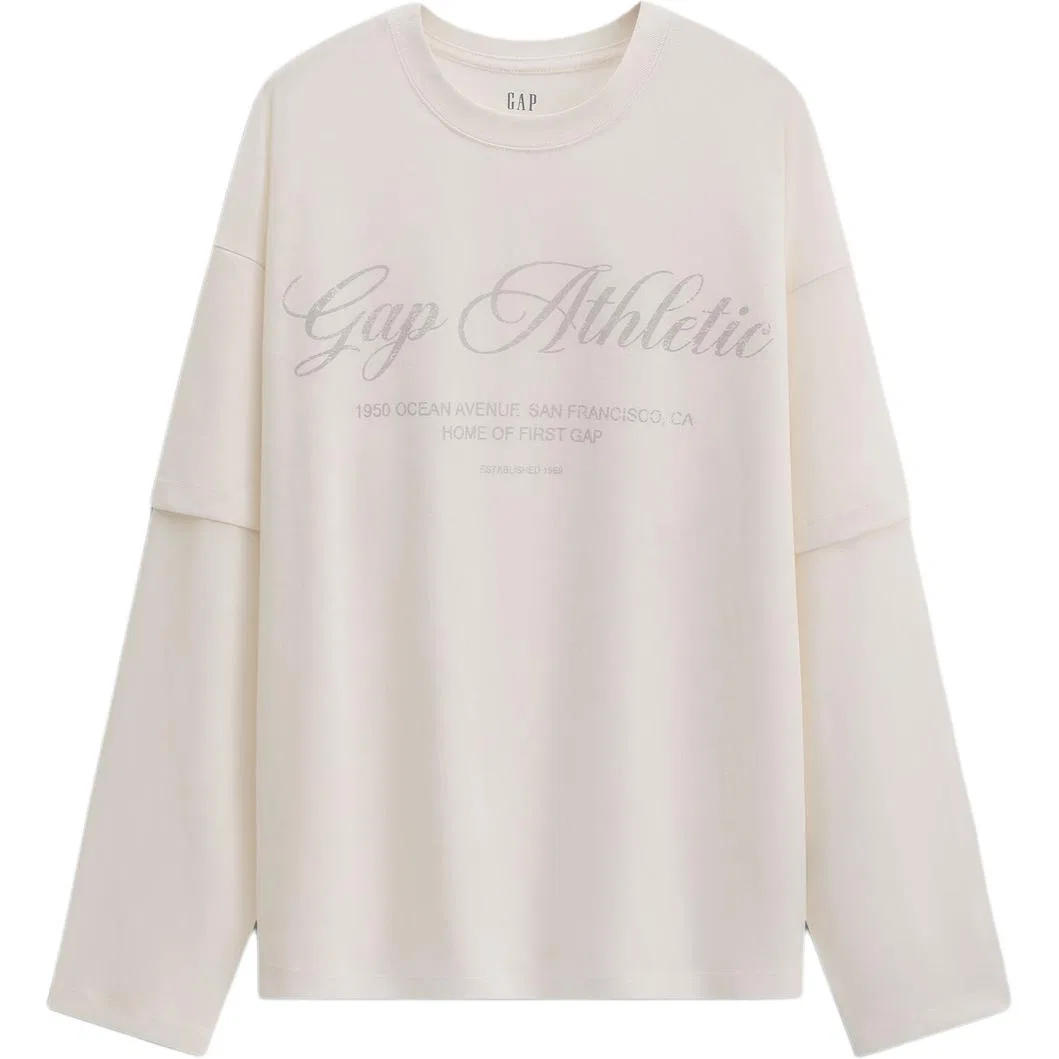 Женская футболка хлопковая GAP, Ivory White