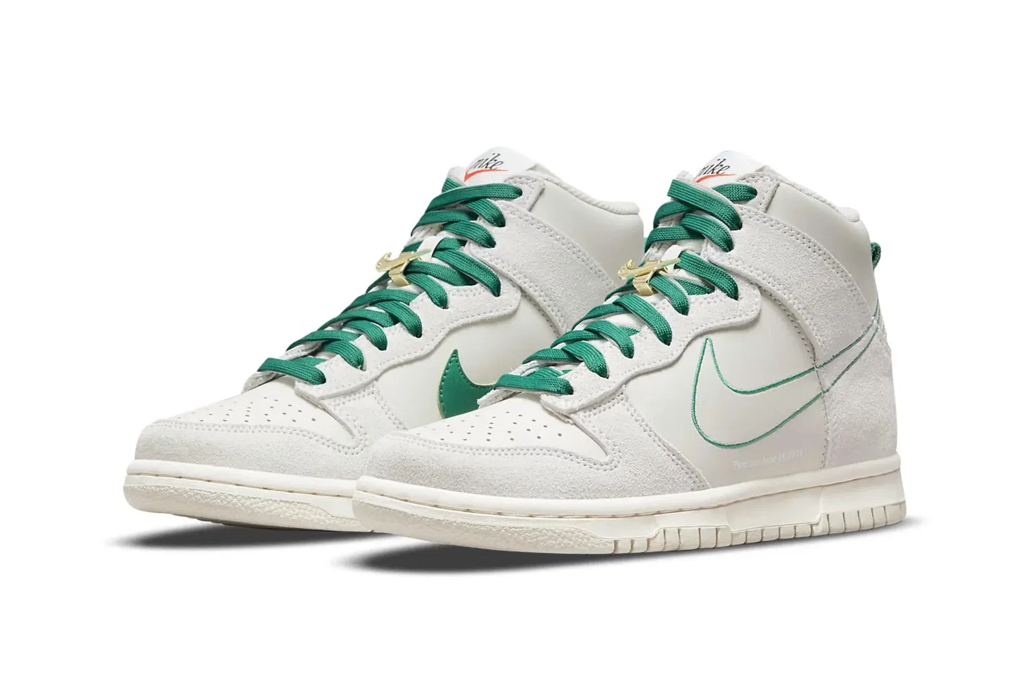 Детские кроссовки Dunk High с платформенной подошвой Nike, First Use Sail — фото 3