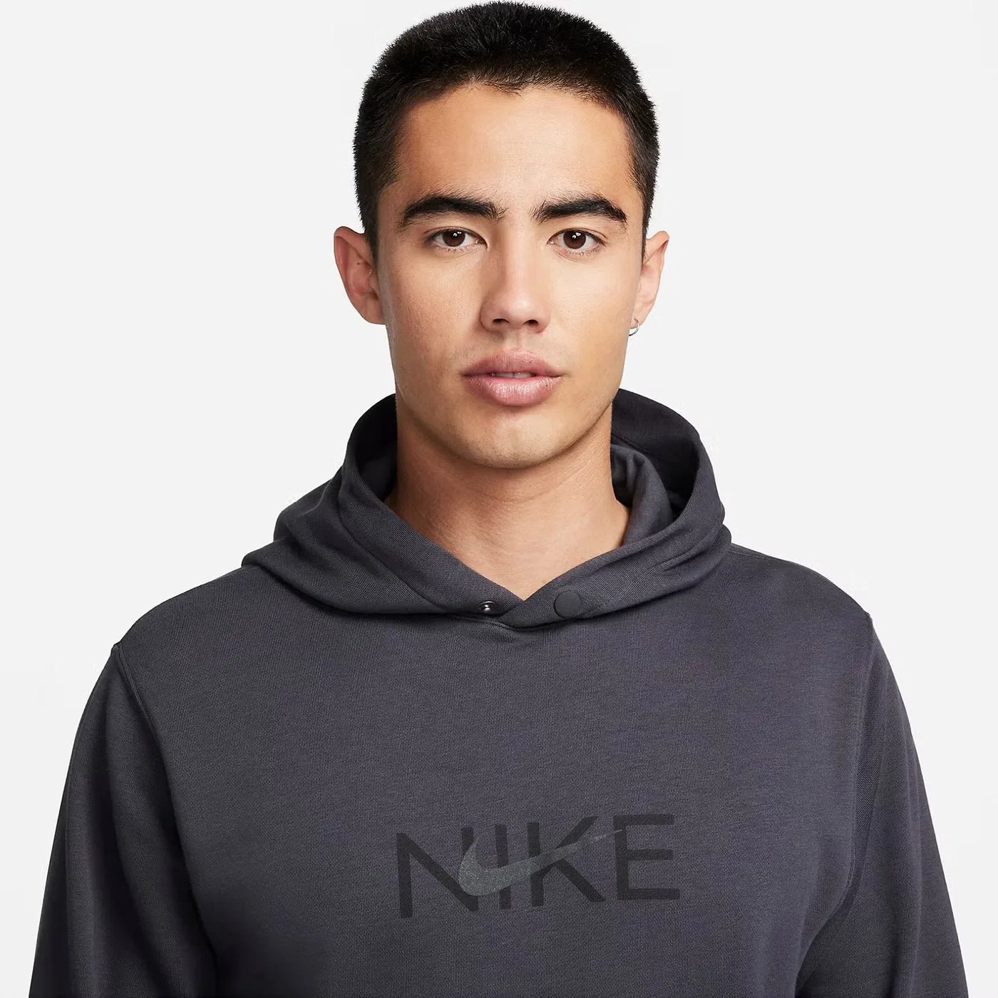 Худи с капюшоном из футера Sportswear Nike, черный — фото 3