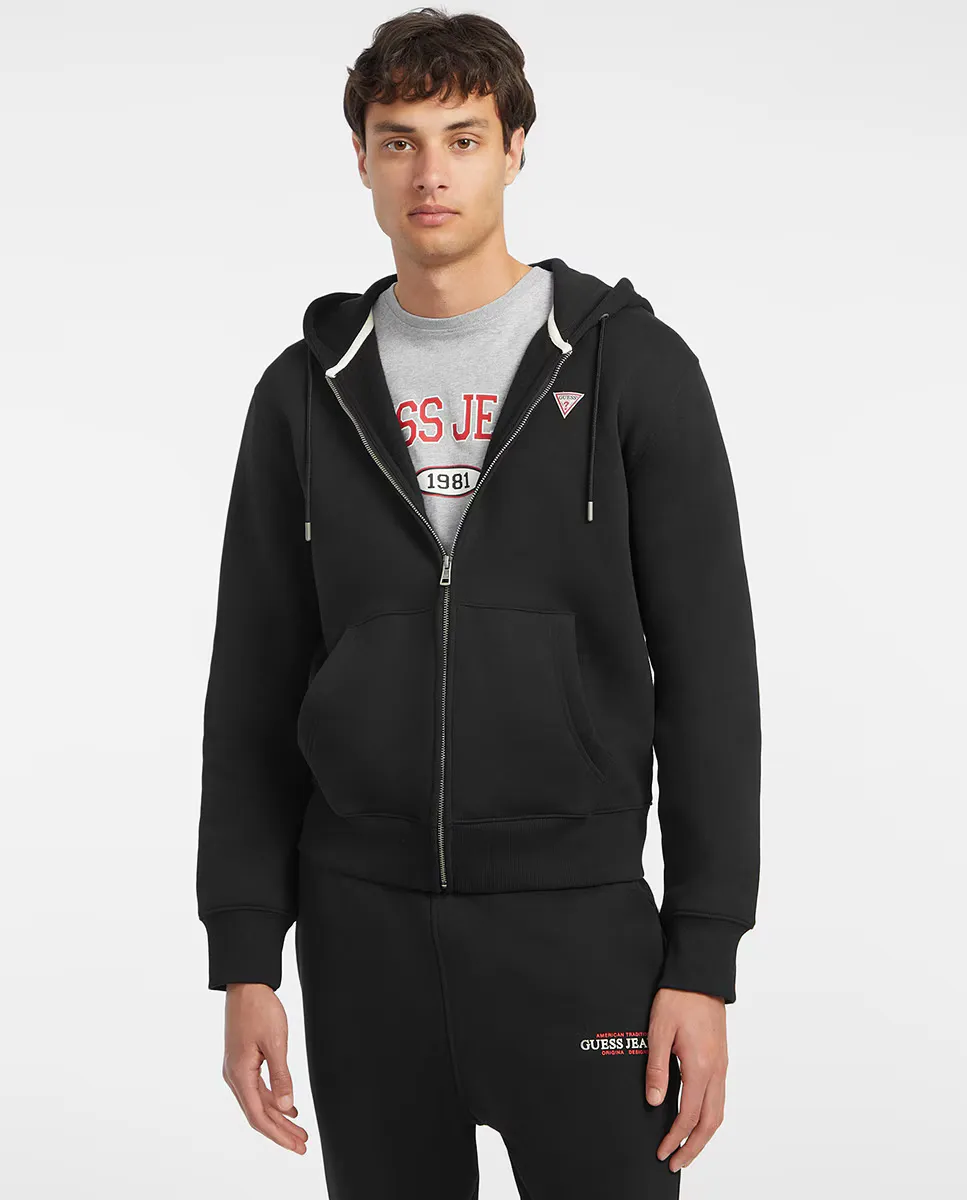 

Мужская толстовка на молнии Guess Jeans, чёрный
