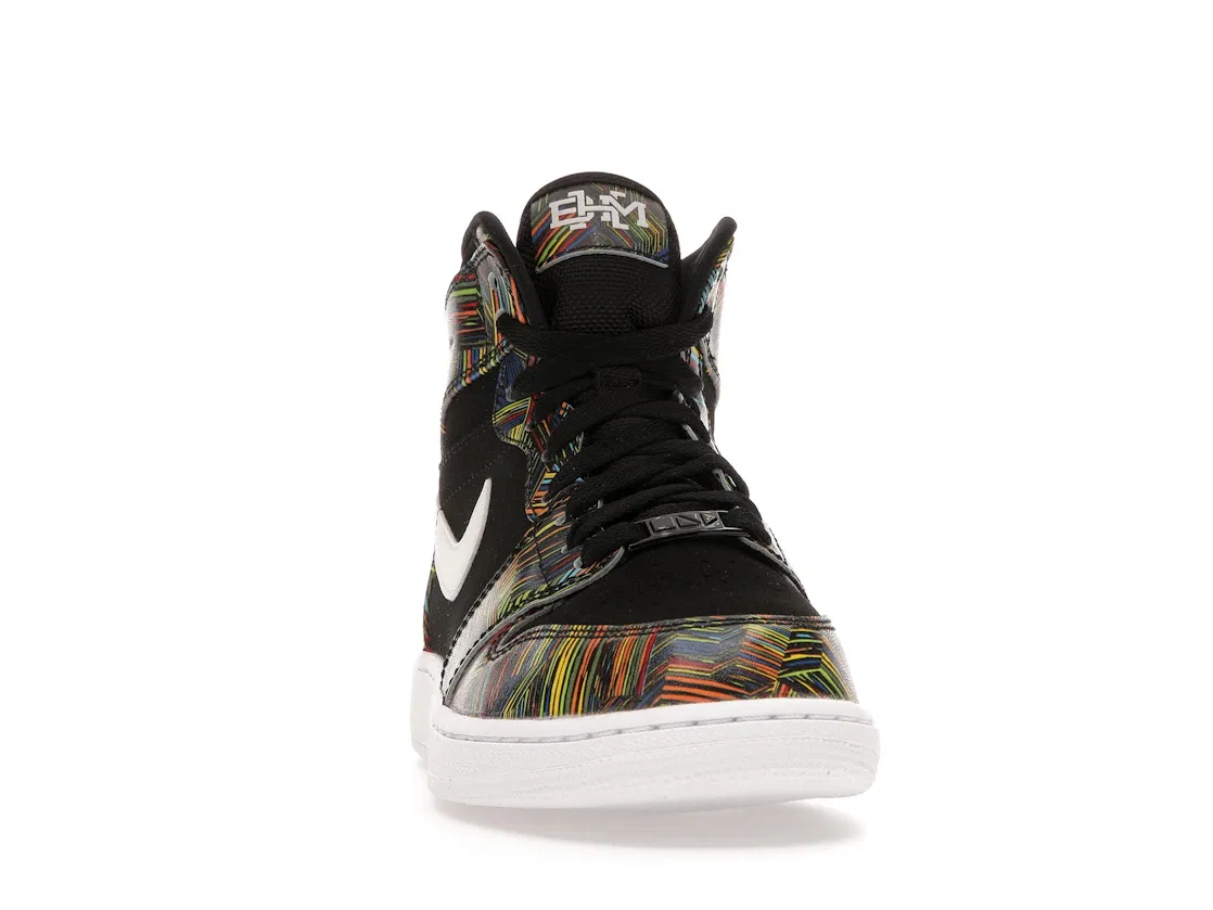 Детские кроссовки Lifestyle Jordan 1 Retro Jordan, Black/White/Black/Voltage Green — фото 2