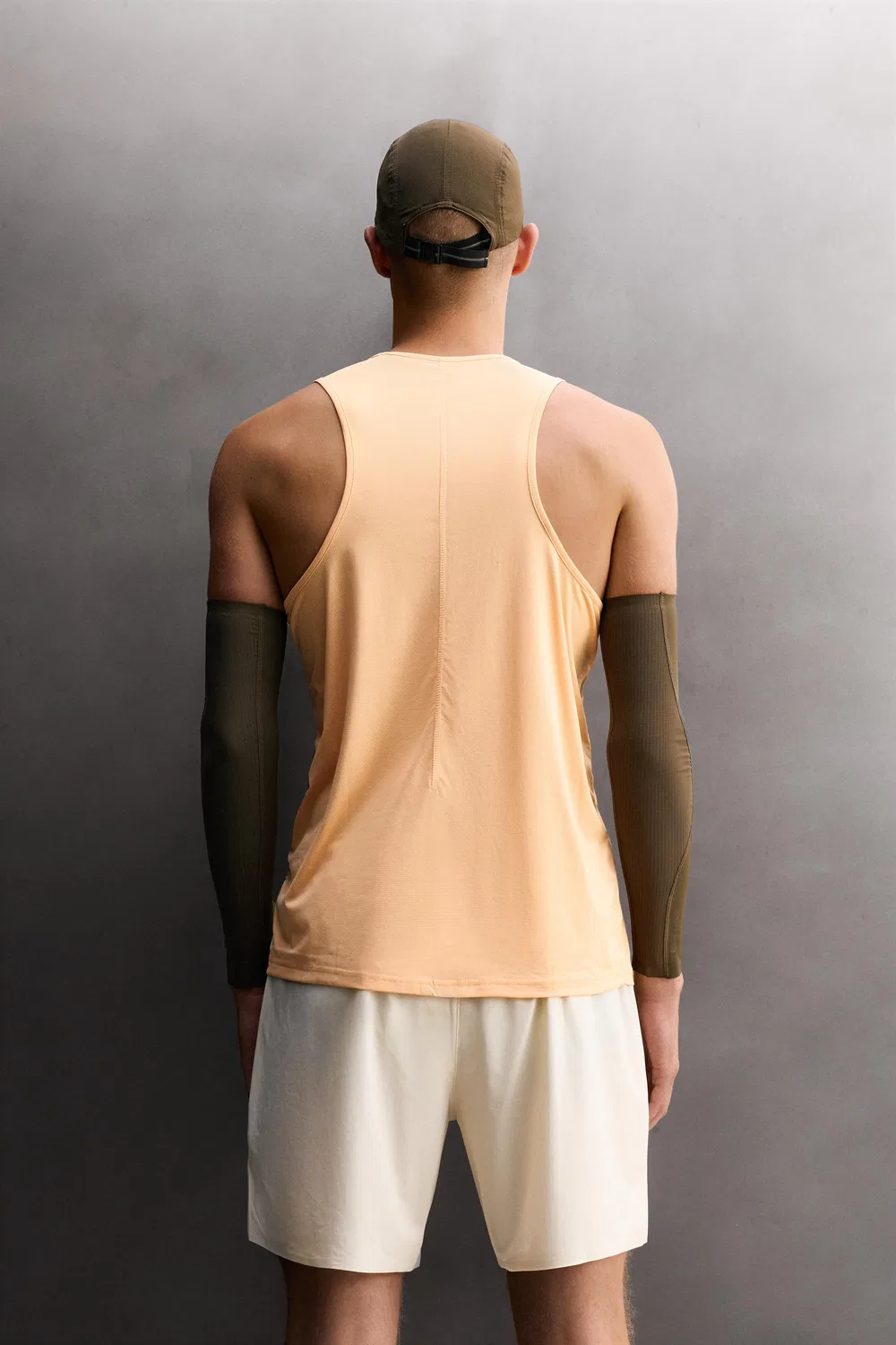 Легкая беговая майка ZARA, Orange — фото 3