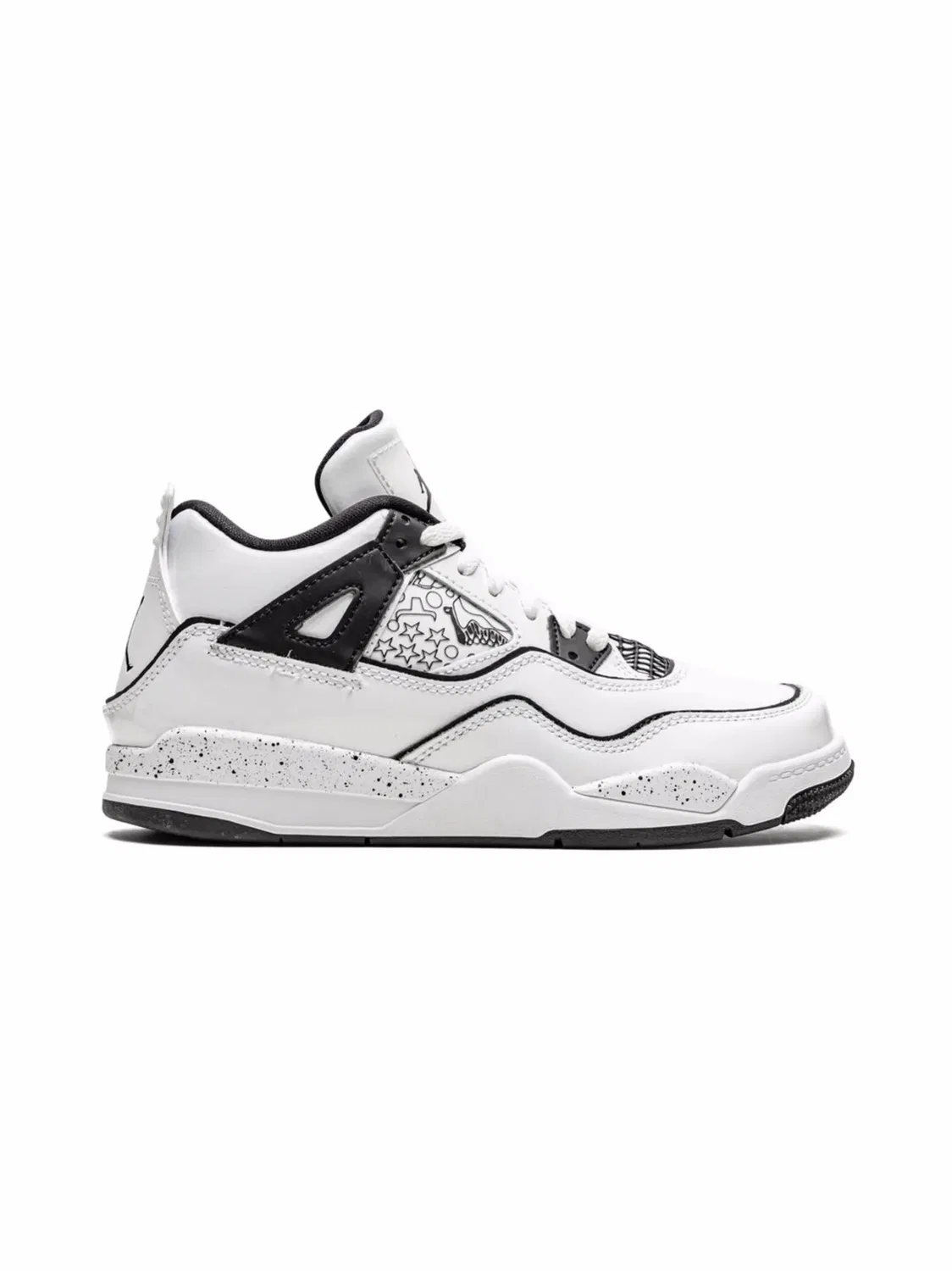 Кроссовки Retro DIY Jordan, белый — фото 2