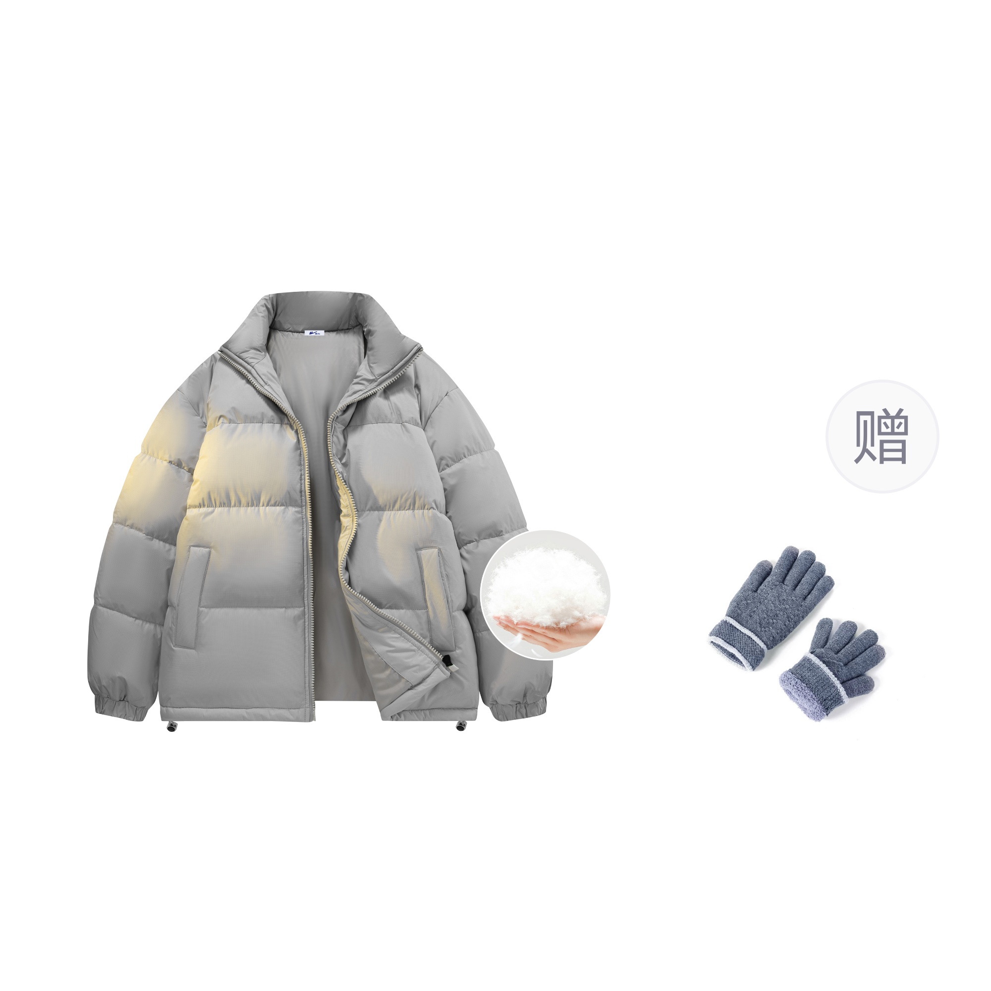 

WARRIOR Пуховик унисекс, Dark Gray