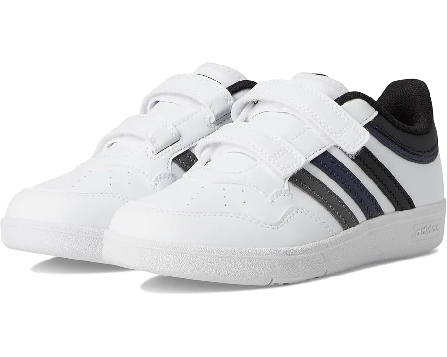 Кроссовки Adidas Kids Hoops 4.0 Shoes (Little Kid), White/Black/Shadow Navy