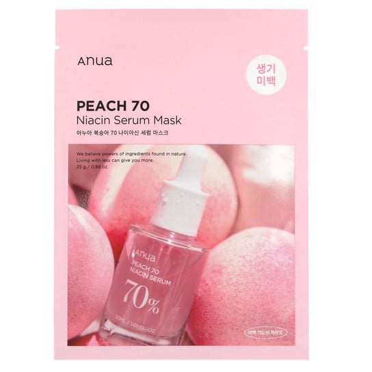 

Маска для лица, 25 мл Anua Peach 70 Niacin Serum Mask, Inna marka