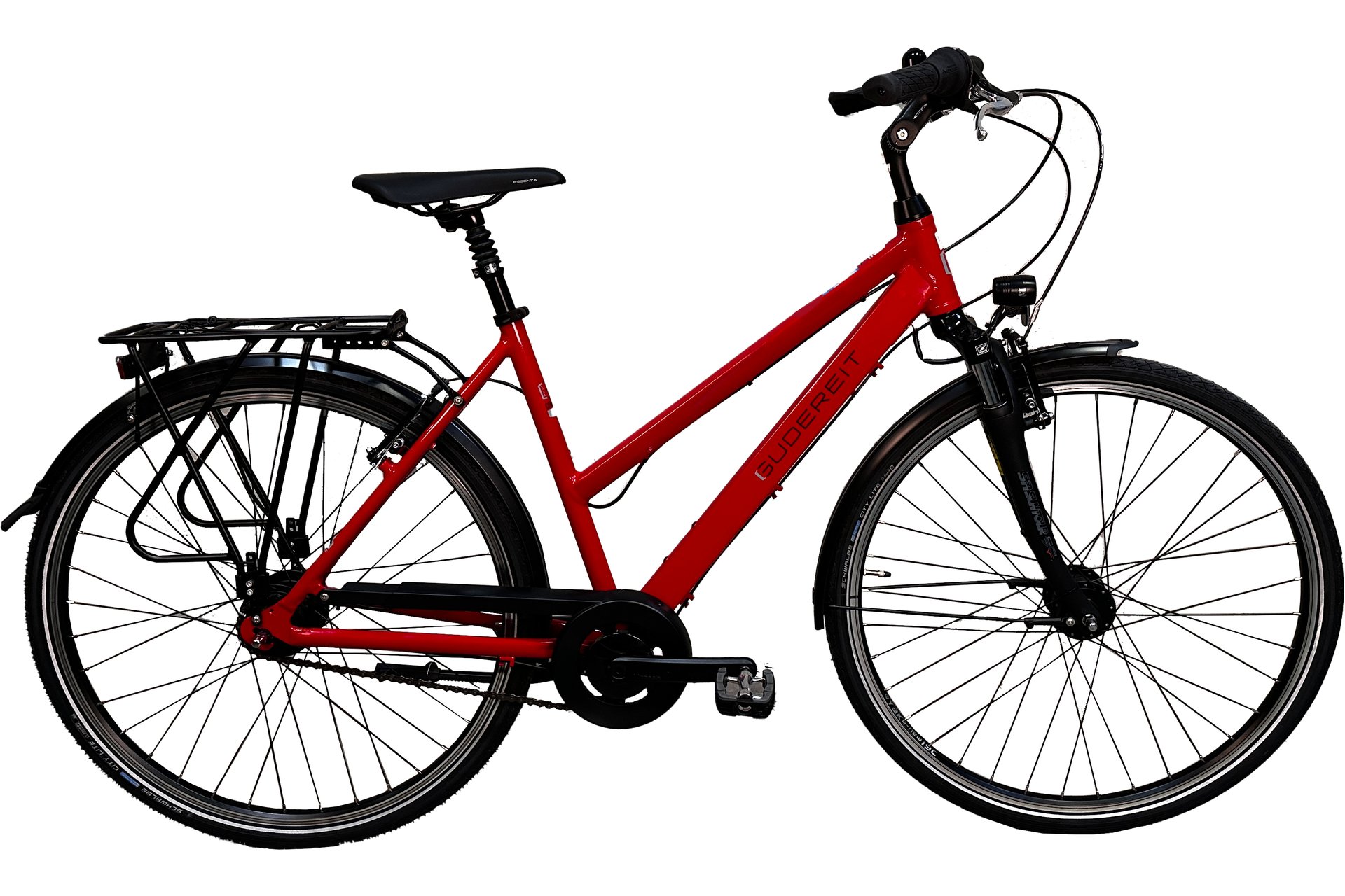 

Городской велосипед Gudereit Comfort 8.0 - 28 дюймов - Damen Sport - 2023, цвет Rot|Rot Glanz