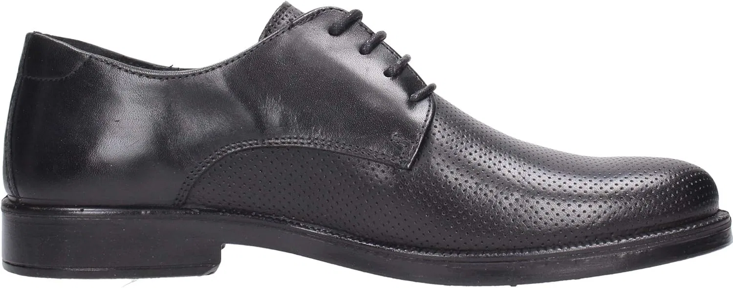 Туфли Enval Stringate Uomo Nero 1200000, Schwarz — фото 4