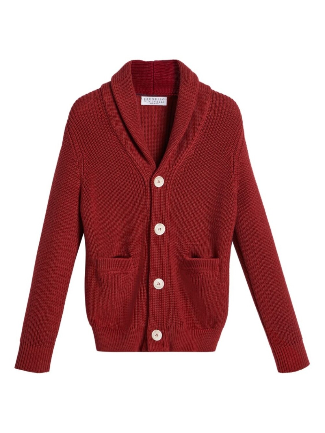 

Brunello Cucinelli Kids кардиган на пуговицах, красный