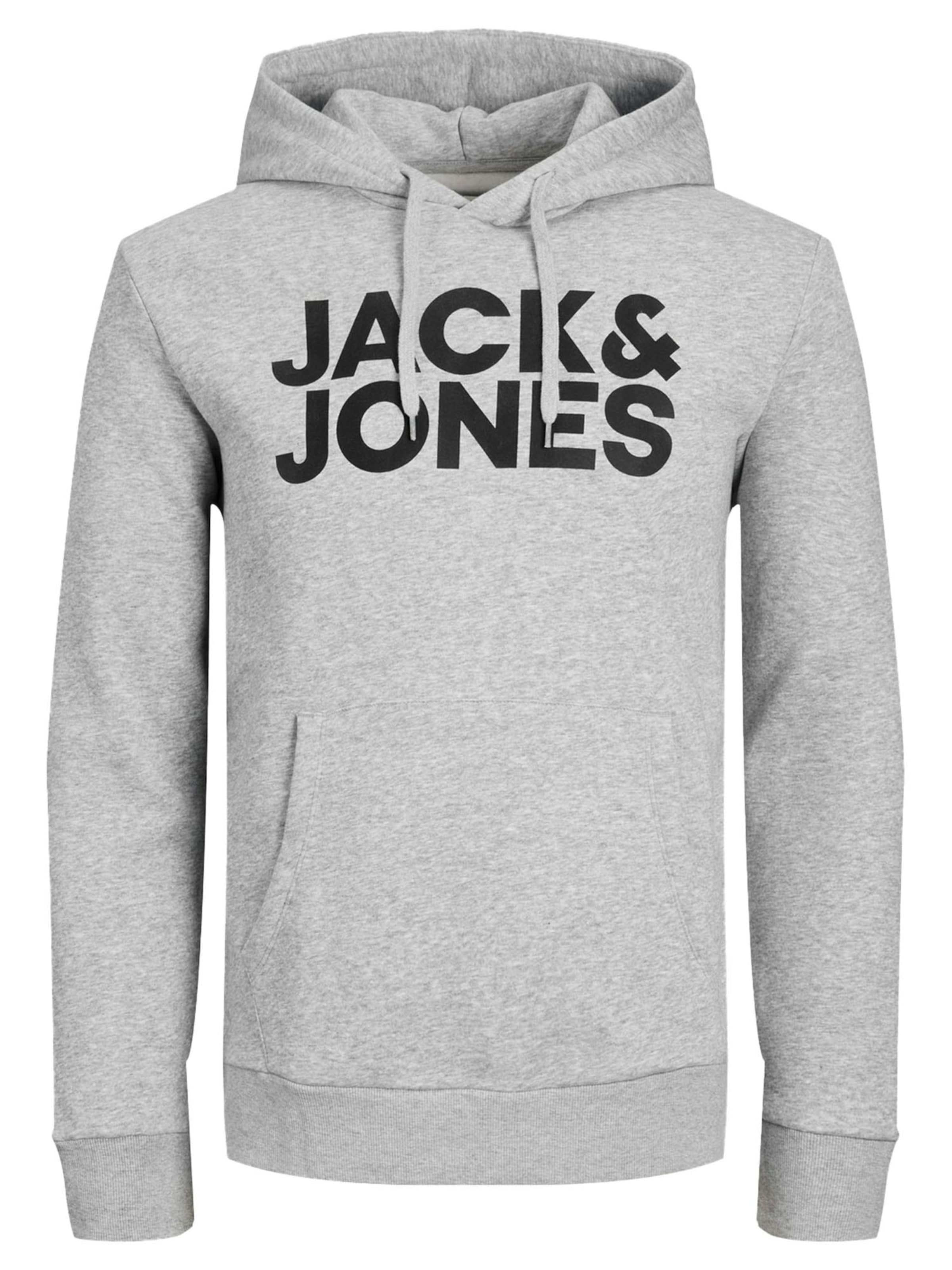 

JACK & JONES Толстовка 'Corp' светло-серый