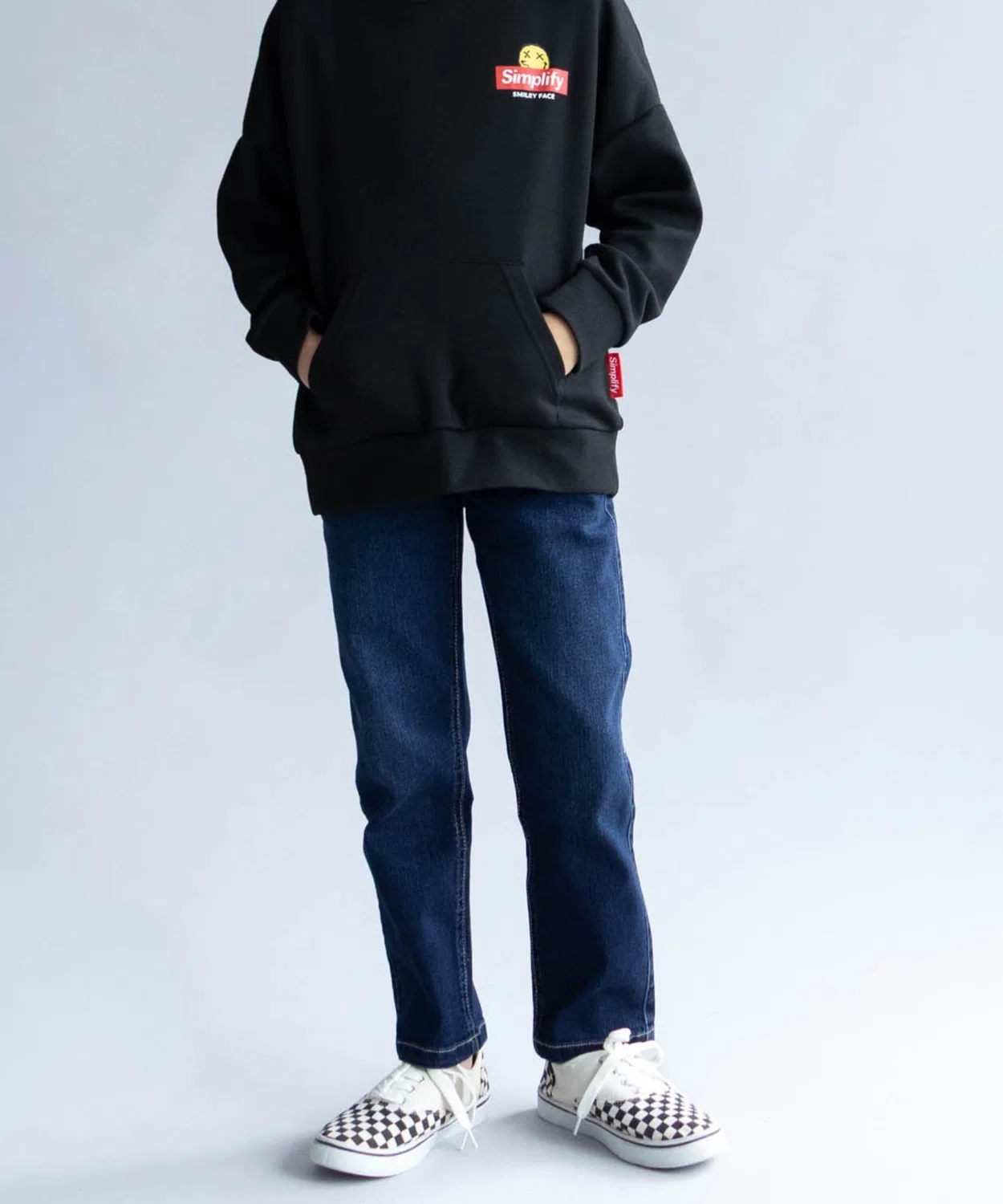 Джинсовые прямые брюки MacHouse stretch, детские, тёмно-синие