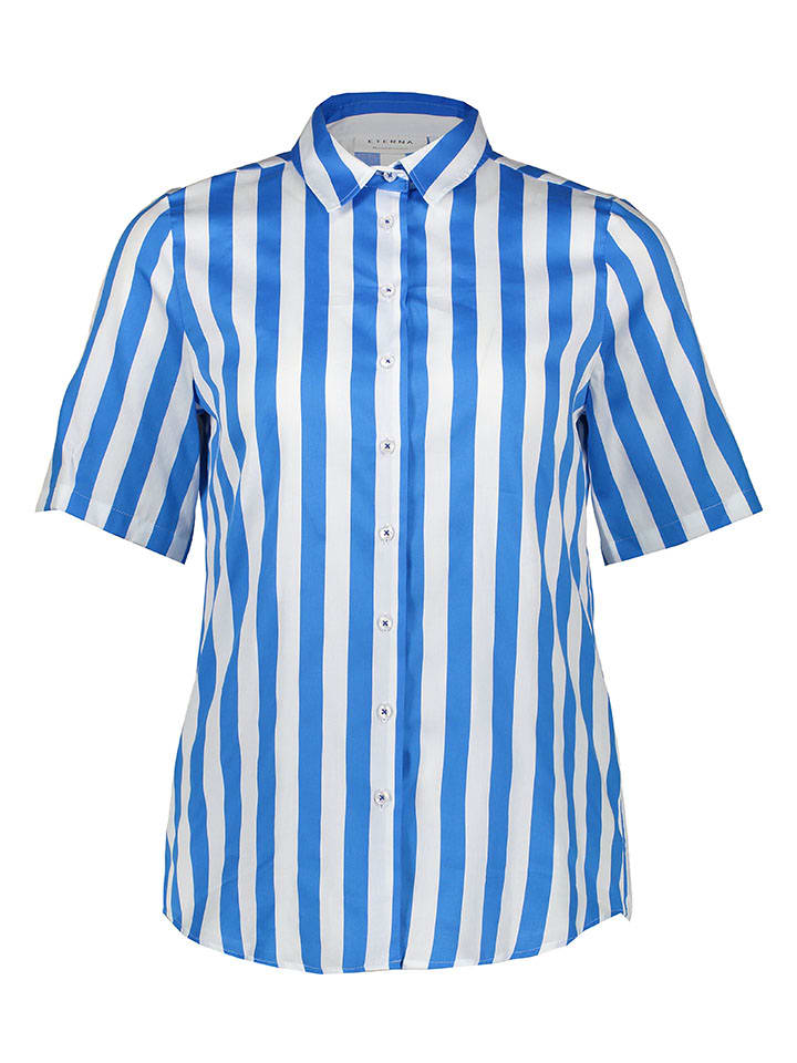 

Eterna Рубашка - стандартный крой - сине-белого цвета