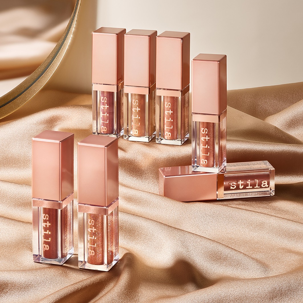 Тени для век shimmer and glow liquid eye shadow Stila, grace, объем 4.5 мл — фото 4