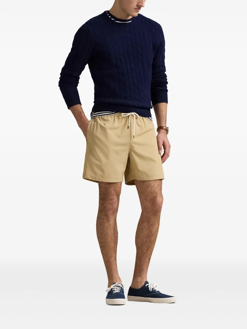 Плавки-шорты Traveler Classic (14.6 см) POLO RALPH LAUREN, нейтральный — фото 2