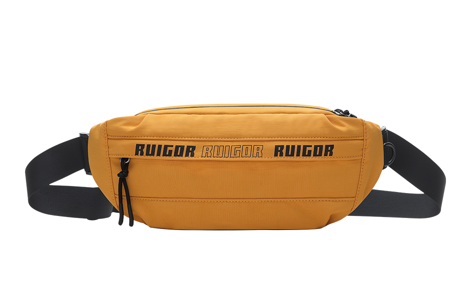 

Футболка с поясной сумкой Unisex RUIGOR, подарочный набор Экрю