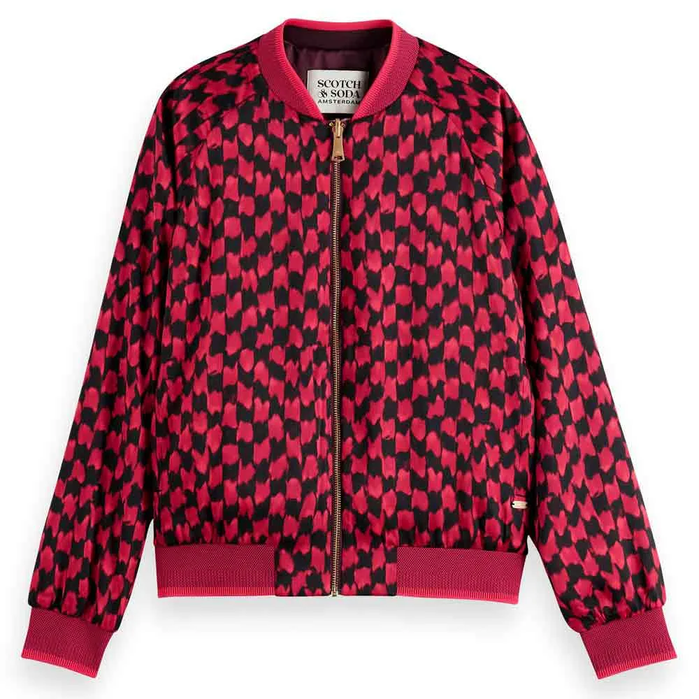 

Куртка Scotch & Soda 177597 bomber, розовый