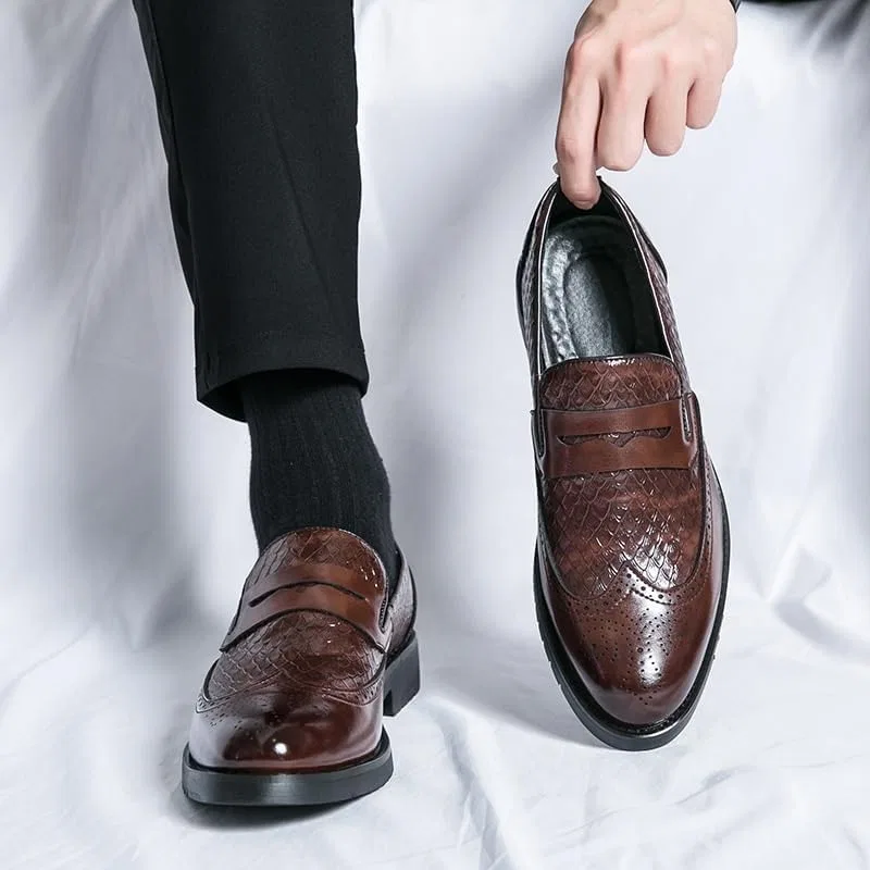 Лоферы повседневные Oxford Shoes Brown UOPYNE — фото 2