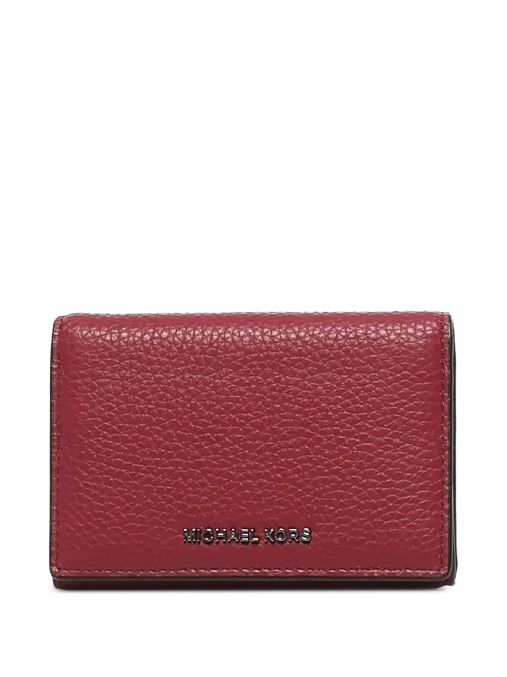 

Кошелек из зернистой кожи MICHAEL KORS, красный