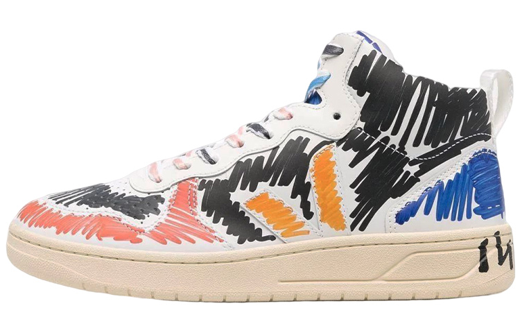 

MARNI Кроссовки Veja V-15 Leather X Black Multi