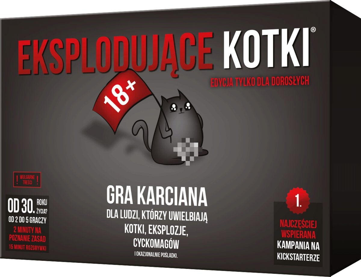 

Exploding Kittens: издание только для взрослых, игра для вечеринки, Rebel