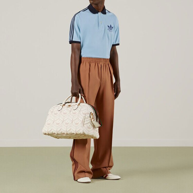 Рубашка поло Gucci, синий — фото 2