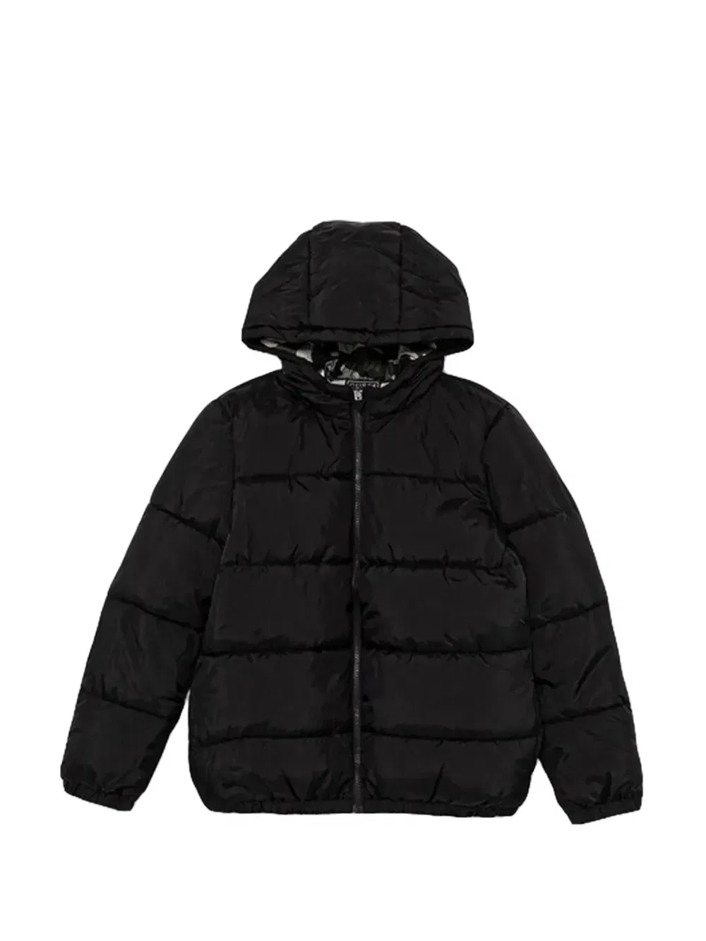 Куртка на молнии с капюшоном GUESS Kids, черный