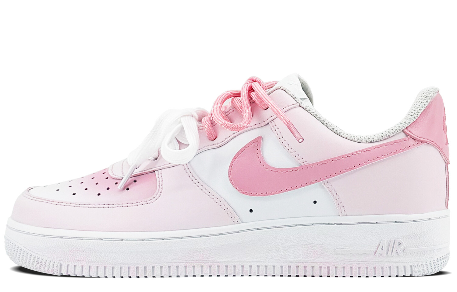 

Кроссовки Nike Air Force 1 Skateboard Shoes Women's Low-Top Pink White, Розовый, Кроссовки Nike Air Force 1 Skateboard Shoes Women's Low-Top Pink White