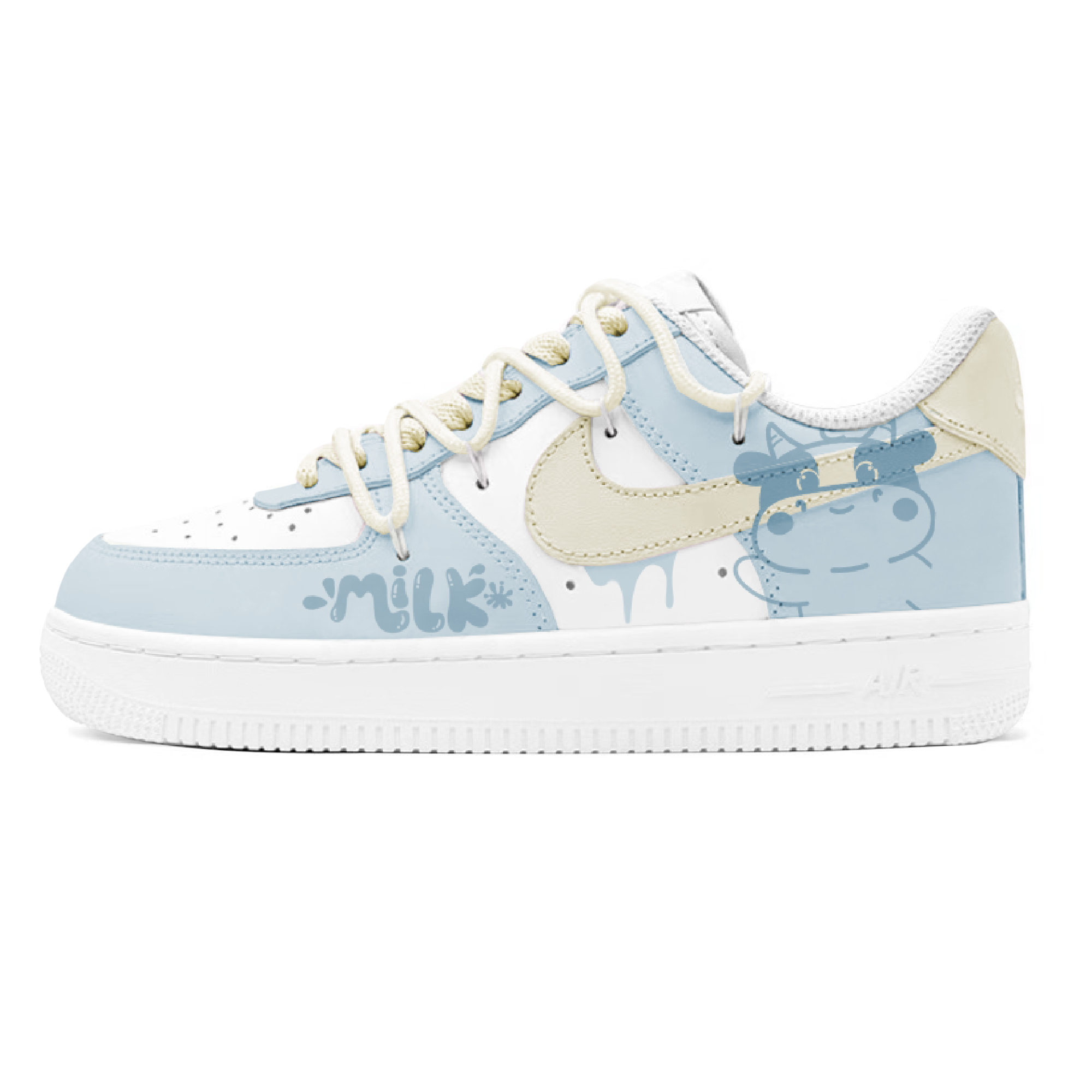 

Кроссовки Air Force 1 LE с низким верхом, амортизирующими, противоскользящими и износостойкими подошвами для детей и подростков Nike, белый