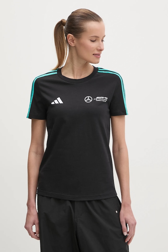 

Футболка хлопковая x Mercedes Adidas, черный