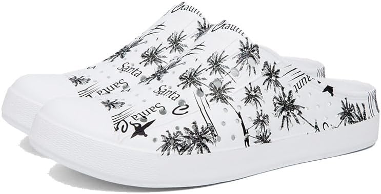 

Мужские сабо ODIPON из ЭВА, сандалии для пляжа, тапочки-для садоводов, садовая обувь, обувь для пещер, белый