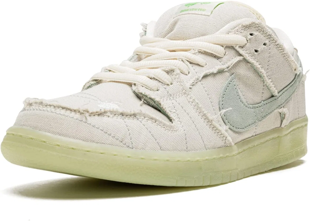 Кроссовки Nike Sb Dunk Low Medicom Toy Be@Rbrick, Yellow Coconut Milk — фото 4