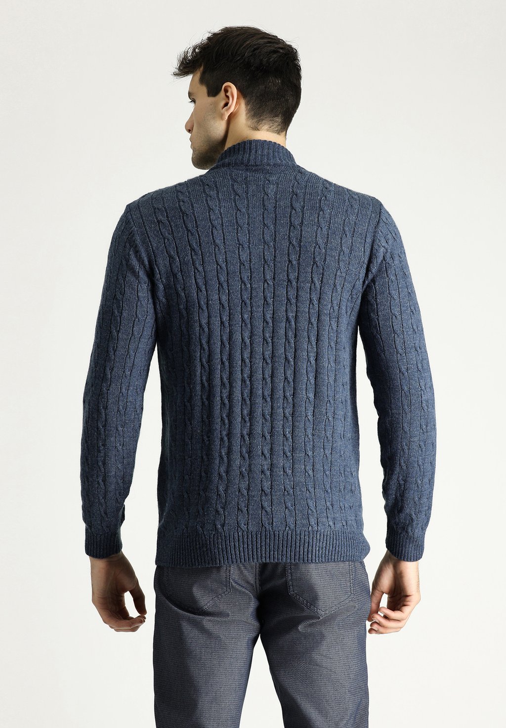 

Джемпер MOCK-TURTLENECK REGULAR FIT Kigili, синий деним