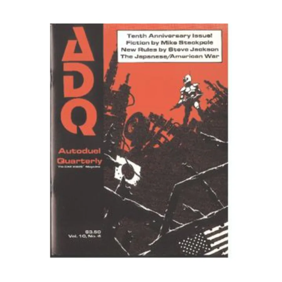 

Журнал Vol. 10, #4 "A State of War, Evil Stevie Returns", Car Wars - Autoduel Quarterly Magazine