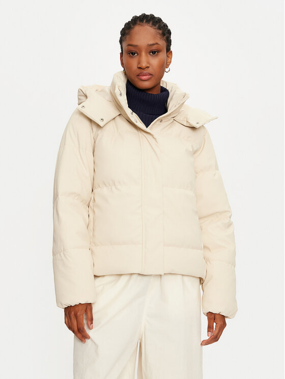 

Пуховик стандартного кроя Vero Moda, бежевый