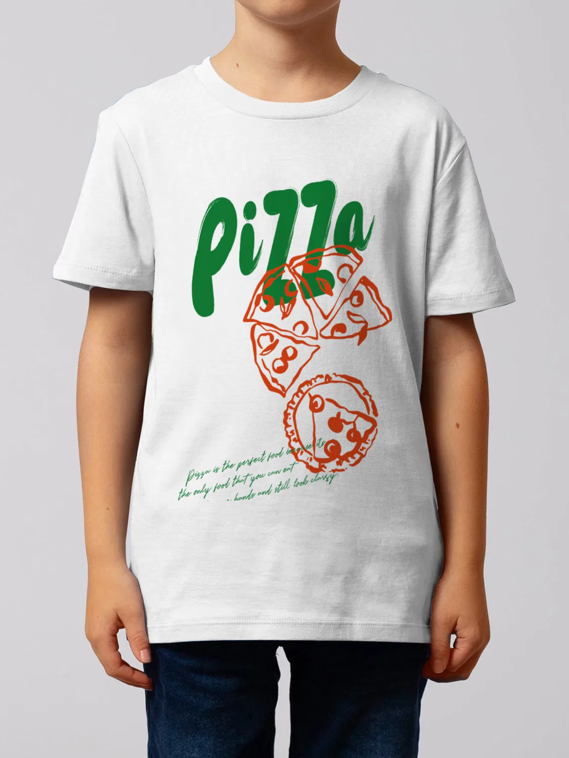 Футболка 'Pizza' Watabout.Kids, White — фото 2