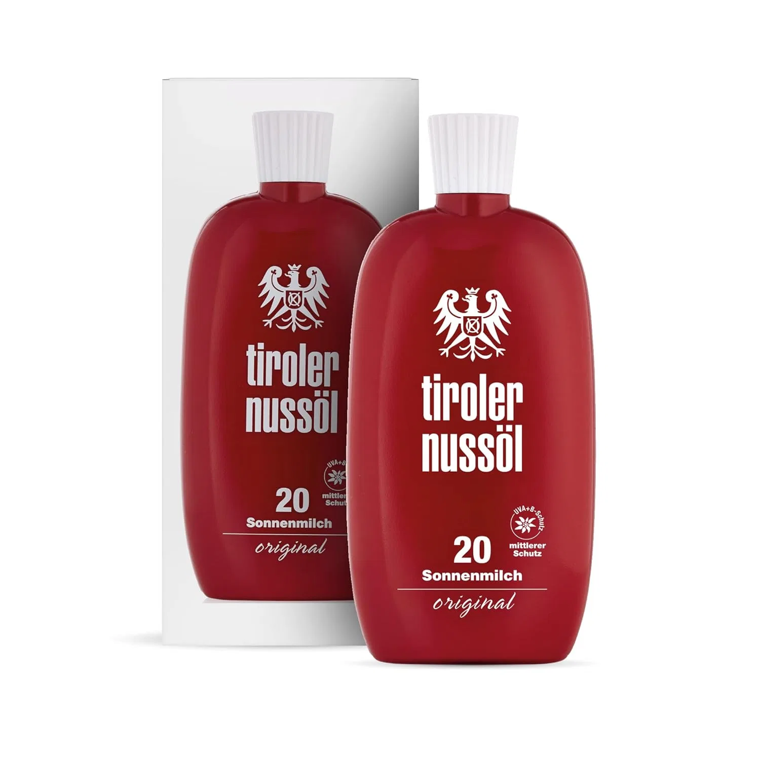 Солнцезащитный лосьон Tiroler Nussöl Original SPF 20, 150 мл Tiroler Nussöl