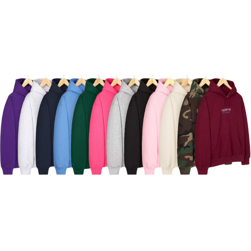 Унисекс худи с капюшоном Classic Logo Shop Supreme, светло-розовый — фото 4