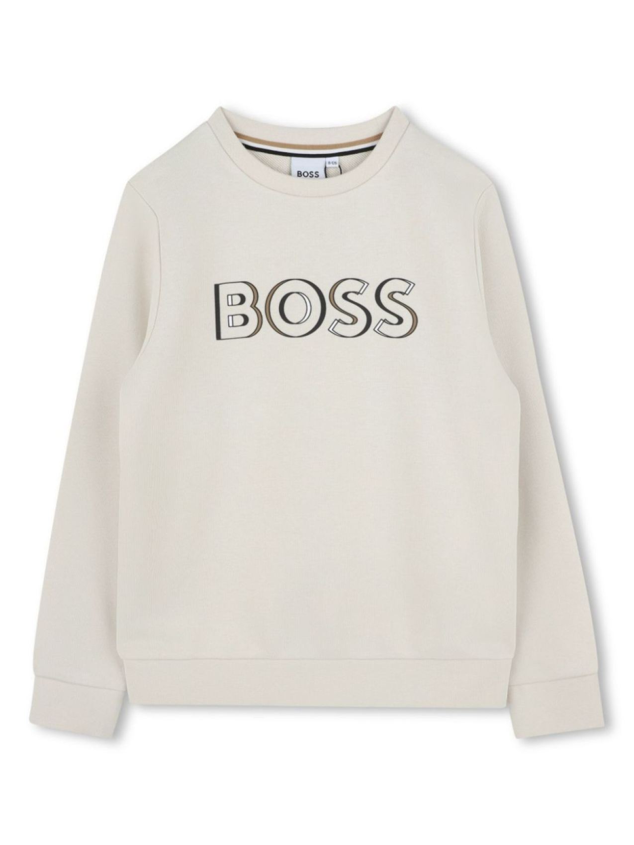 

BOSS Kidswear толстовка с логотипом, нейтральный цвет