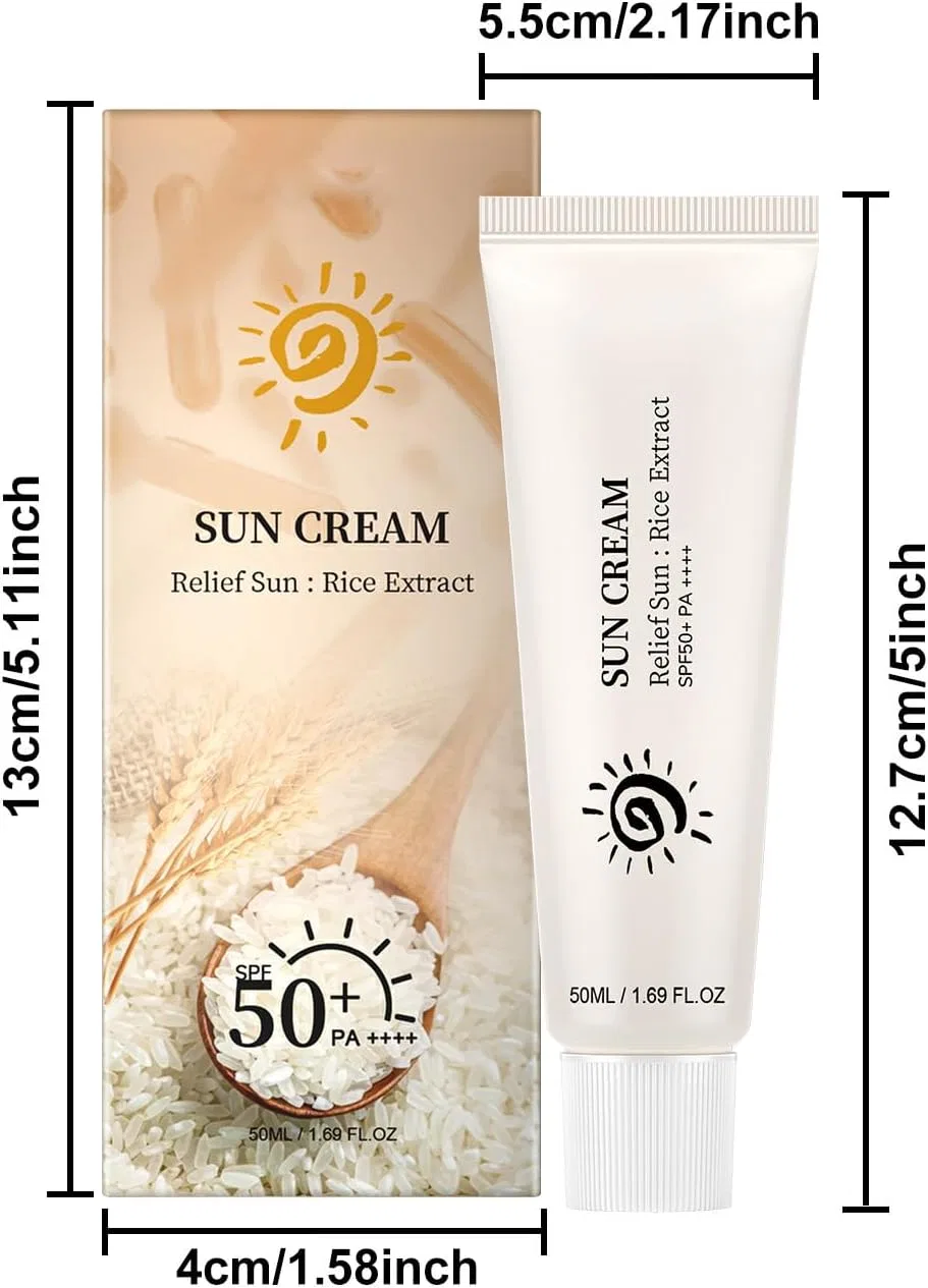 Солнцезащитный крем SPF50+ PA++++ с экстрактом риса RWS, 50 мл — фото 4