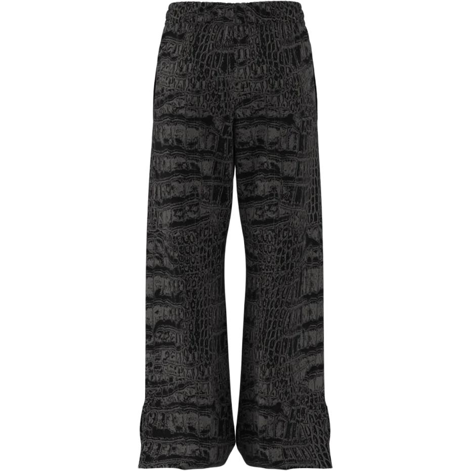 Брюки Stella McCartney с крокодиловым принтом и шнурком Adidas, черный/мультиколор — фото 2