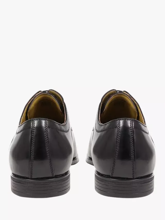 Оксфордские туфли из вощеной кожи Middleham Jones Bootmaker, Black — фото 3
