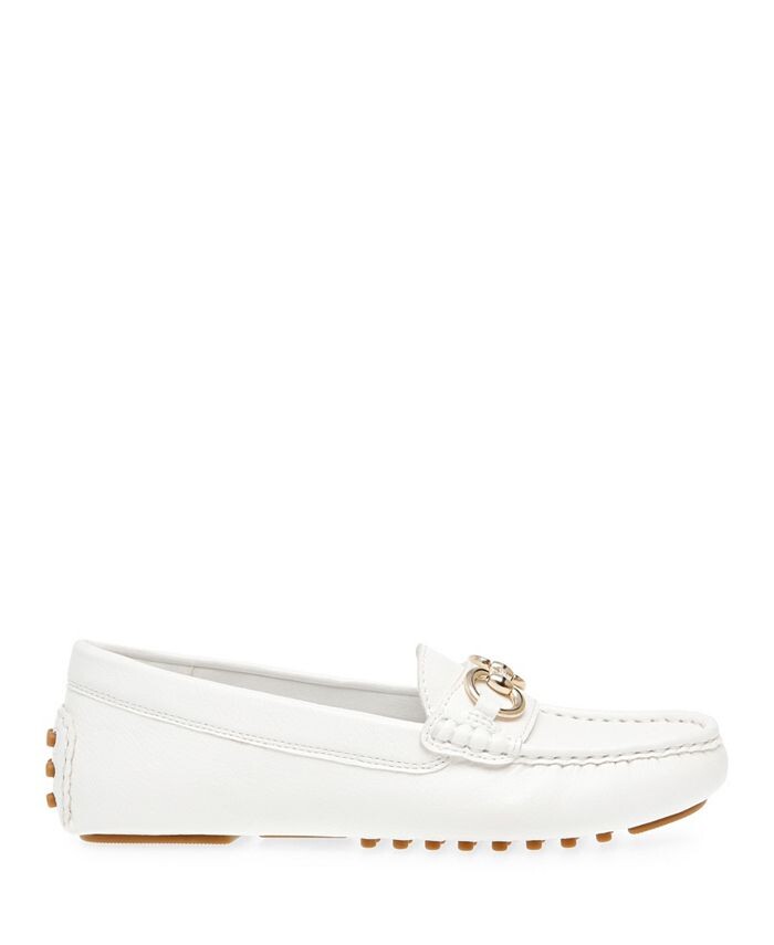 Женские мокасины Chrystie на плоской подошве Anne Klein, белый — фото 2