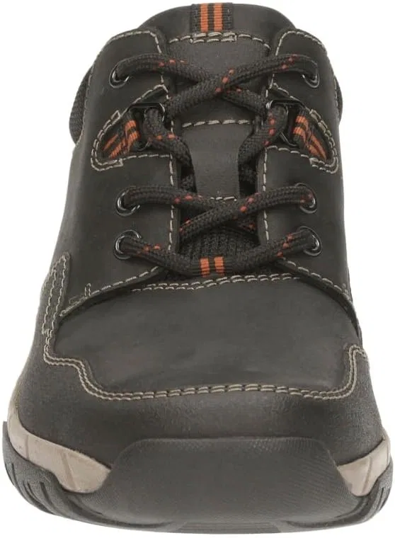 Мужские кроссовки Clarks Walbeck Edge, Brown Weather Proof Lea — фото 3