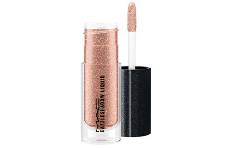 MAC Жидкие тени для век Sparkling Star, легко растушевываются, натуральный цвет, стойкая текстура, розовый подтон, персиковый, золотой, сиреневый, 4,6 г — фото 3