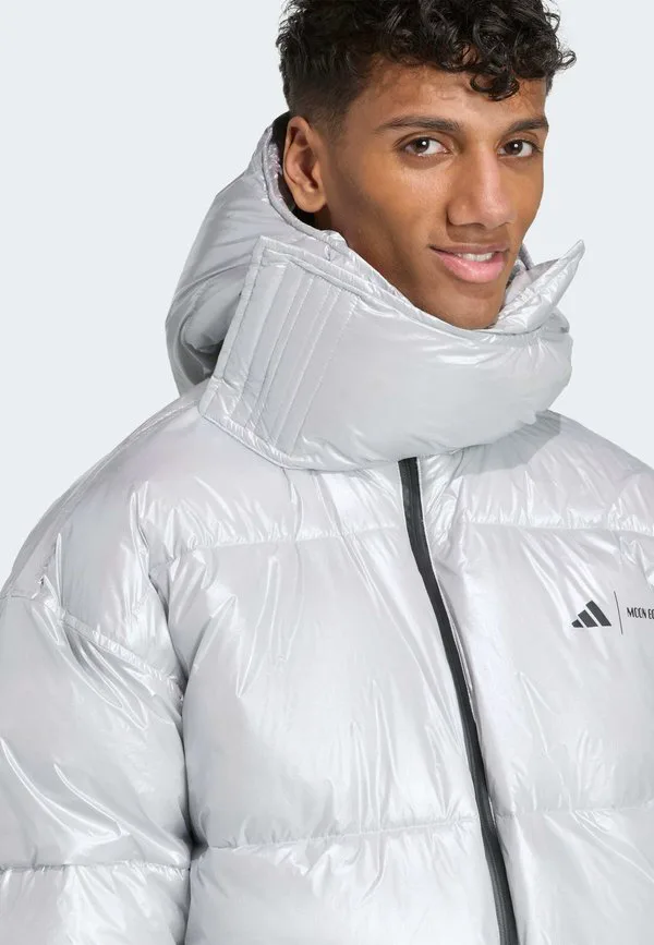Пуховая куртка Adidas Sportswear, Matte Silver — фото 3