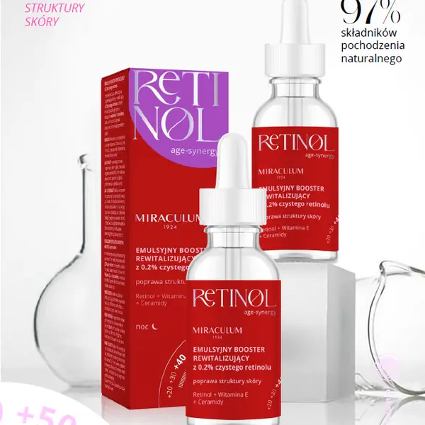 Бустер Miraculum — Восстанавливающий для лица с ретинолом, Retinol, 30 мл — фото 3