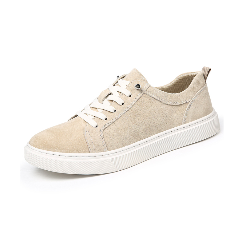 

Нескользящие, износостойкие, дышащие низкие мужские кроссовки для скейтбординга KYMOOU, Ecru