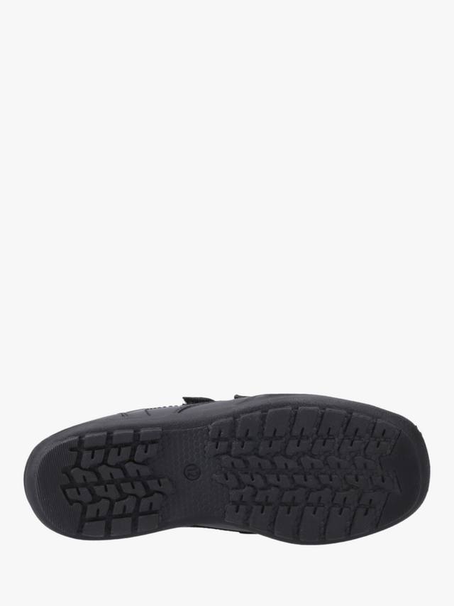 Детские кроссовки Maddox Senior Double Rip Tape Hush Puppies, Black — фото 4