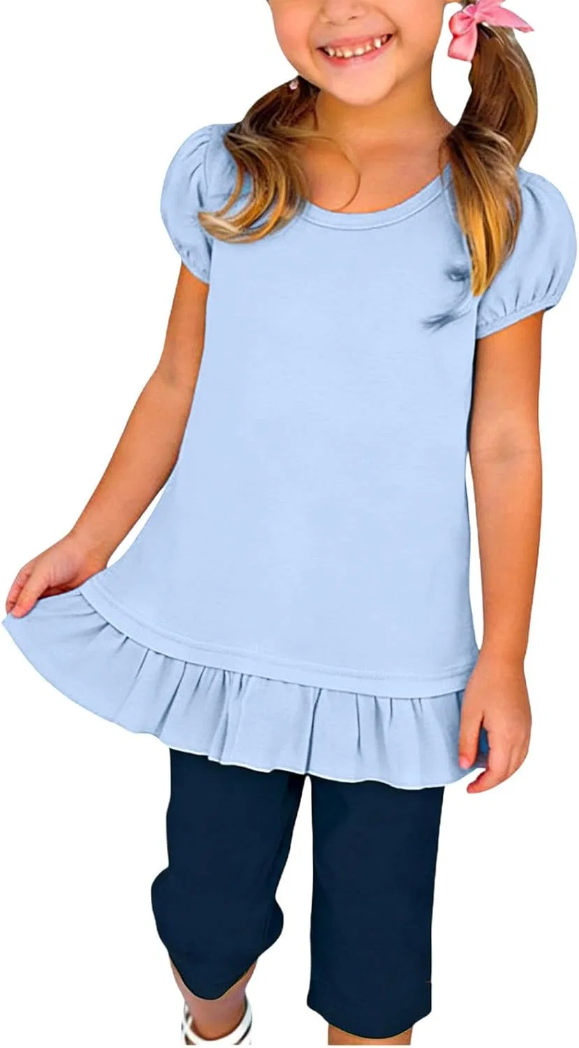 Детская футболка с коротким рукавом, Zzalalana, Light Blue